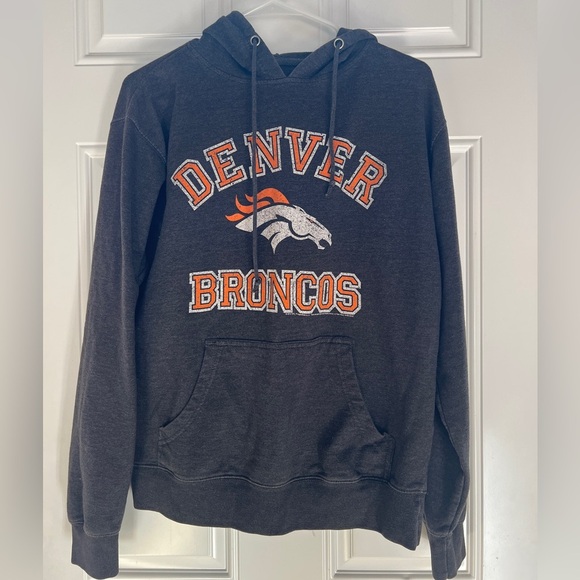 Nike Other - NFL TEAM APPAREL Denver Broncos Gray Hoodie Size Medium